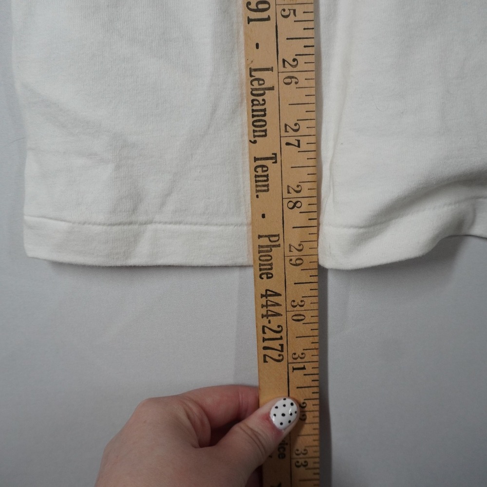 Polo Ralph Lauren T-Shirt Men XL White Polo Bear Cowboy Custom Slim Fit‎ Graphic - Picture 5 of 6